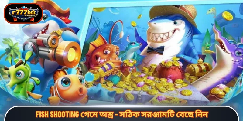 Fish shooting গেমে অস্ত্র - সঠিক সরঞ্জামটি বেছে নিন