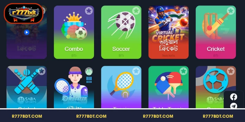 Sports R777 সম্পর্কে প্রাথমিক তথ্য