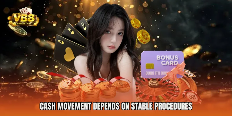 Cash movement depends on stable procedures